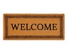 Huntington Home 20&quot; x 46&quot; Coir Mat Welcome