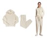 Serra Ladies 2 Piece Loungewear Set Cream In Use