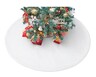 Merry Moments Christmas Tree Skirt Faux Fur