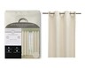 Huntington Home Energy Saving Window Curtain Ribbed Beige In Use