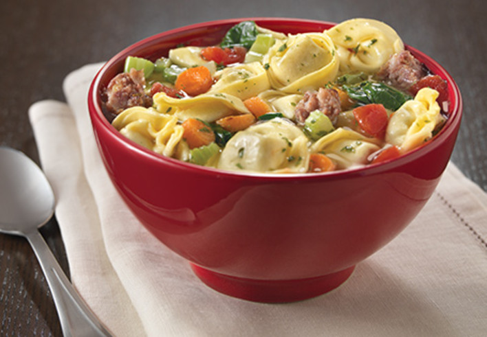Italian Sausage and Spinach Soup with Tortellini ALDI US