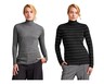 Serra Ladies 2 Pack Turtleneck Black/Stripe In Use