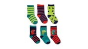 Lily &amp; Dan Toddlers 6pk Socks