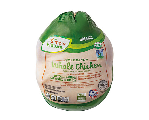 Simply Nature Organic Whole Chicken View 1