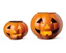 Huntington Home Metal Jack-O-Lantern Matte Orange View 2