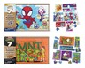 Spin Master 7 pc Wooden Puzzle Spidey and TMNT