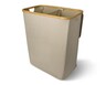 Easy Home Bamboo Collapsible Hamper Gray View 1