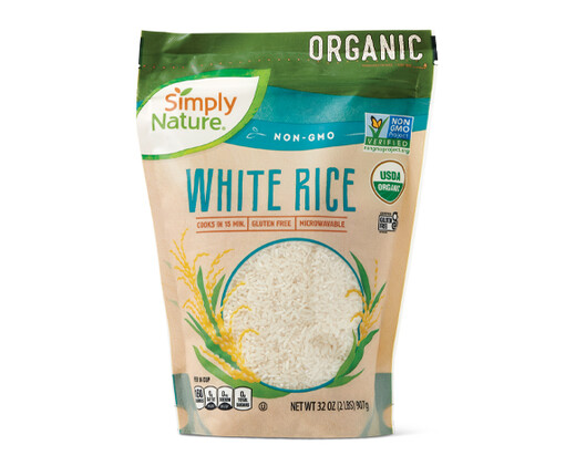 Organic White or Brown Rice - Simply Nature | ALDI US