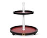 Merry Moments Two Tier Tray Santa