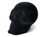 Huntington Home Flocked Skull Black