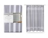 Huntington Home Printed Shower Curtain Gray Hotel In Use