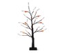 Huntington Home LED Halloween Birch Tree Glitter Jack O Lantern