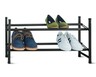 Huntington Home Shoe Rack In Use