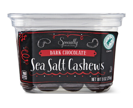 Specially Selected Dark Chocolate Sea Salt Cashews