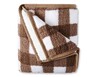 Huntington Home 60&quot; x 70&quot; Feathersoft Throw Tan &amp; White Buffalo Check