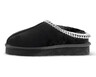 Serra Ladies Genuine Suede Platform Clog Black