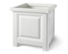 Belavi 16 Inch Square Planter Box White