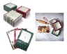 Merry Moments Treat Boxes 3pk Square Plaid, Green, and Red Merry In Use