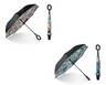 Serra Inverted Stick Umbrella Multi-Color Graffiti and Multi-Color Circle