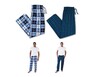 Royal Class Men&#039;s 2 Pack Sleep Pants Green/Blue In Use