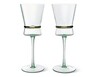 Crofton 2 Pack Ribbed Glassware Emerald Wine Glasses