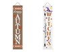 Huntington Home Fall Reversible Porch Sign Happy Autumn/Welcome Witches