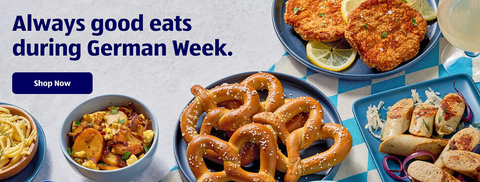 Always good eats during German Week. Shop Now.