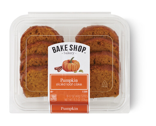 Bake Shop Pumpkin Sliced Loaf Cake