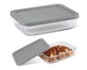 Crofton Glass Meal Prep Containers Gray In Use