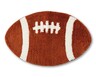 Huntington Home Shaped Juvenile Rug Football