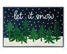 Merry Moments 20&quot; x 30&quot; Holiday Accent Rug Let it Snow