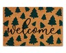 Merry Moments 24&quot; x 36&quot; Coir Mat Welcome Trees