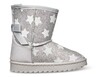 Lily &amp; Dan Toddler or Childrens Cozy Boots Silver Star