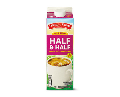 1 Quart Half Half Friendly Farms Aldi Us