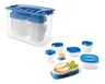 Crofton 50pc Food Storage Set Blue In Use