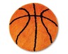 Huntington Home Shaped Juvenile Rug Basketball