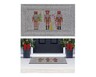 Merry Moments 18&quot; x 30&quot; Soho Holiday Doormat Nutcracker Trio In Use