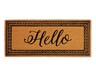 Huntington Home 20&quot; x 46&quot; Coir Mat Hello