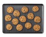 Crofton Mega Cookie Sheet with Cooling Rack Black In Use