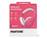 Pantone Bluetooth Wireless Headphones Pink