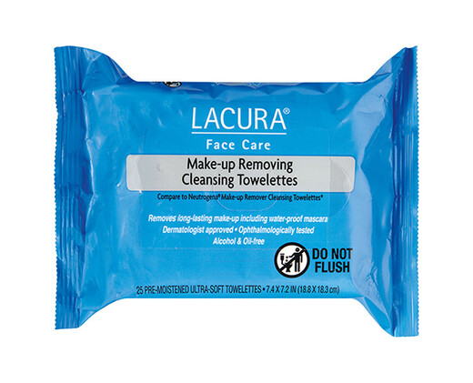 Lacura Facial Wipes 25 ct