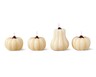 Huntington Home Molded Fall Candle Pack Cream Pumpkins &amp; Gourd