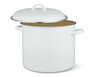 Crofton 12 Qt. Porcelain Enamel Stockpot White