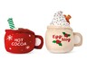 Heart to Tail Holiday Dog Toys Cocoa and Egg Nog