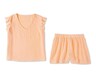 Serra Ladies Cotton Gauze Pajama Set Peach