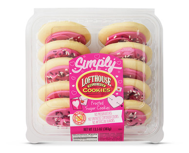 ALDI US - Lofthouse Simply Valentine Frosted Sugar Cookies