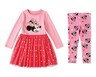 Licensed Childrens Character Long Sleeve Dress Set Minnie