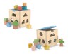 Bee Happy Wooden Infant Mini Playset Shapes Box