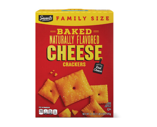 Family Size Cheese Crackers - Savoritz | ALDI US
