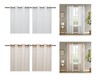 Huntington Home 2Pk Window Curtain White Dot and Taupe Square In Use